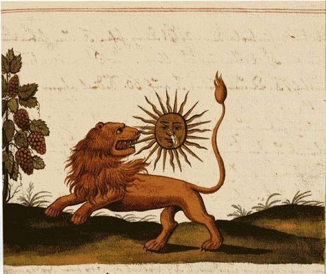 Alchemy Art, Tarot Cloth, Esoteric Art, Medieval Manuscript, Medieval Art, The Lion, Ancient Art, Alchemy, Mythical Creatures