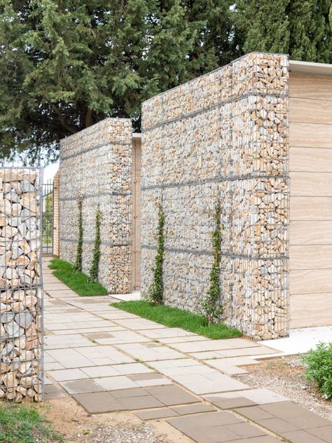 S Gabion Wall Design, Gabion Stone, Gabion Retaining Wall, Gabion Fence, Compound Wall Design, Stone Wall Design, Gabion Wall, Compound Wall, Concrete Fence