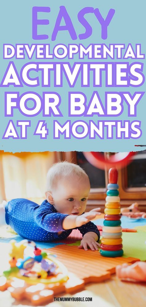 4 Month Old Baby Activities, Developmental Activities, Indoor Toddler Activity, Baby Development Activities, 4 Month Old Baby, 4 Month Baby, 9 Month Old Baby, 3 Month Old Baby, Best Educational Toys