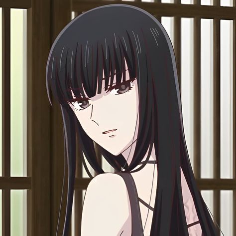 𝒇𝒓𝒖𝒊𝒕𝒔 𝒃𝒂𝒔𝒌𝒆𝒕 Fruits Basket Rin, Rin Fruits Basket, Jet Black Hair, Uchiha Clan, Fruits Basket, Fruit Basket, Black Hair, Fruit, Hair