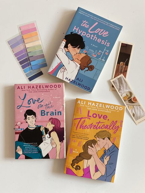 Relationship Books For Couples, Love Thereotically Book, Love In The Brain Book, Love On Brain, Love Theoretically Book, Love On The Brain Aesthetic, Love Hypothesis Book, Love Theoretically, Cute Books