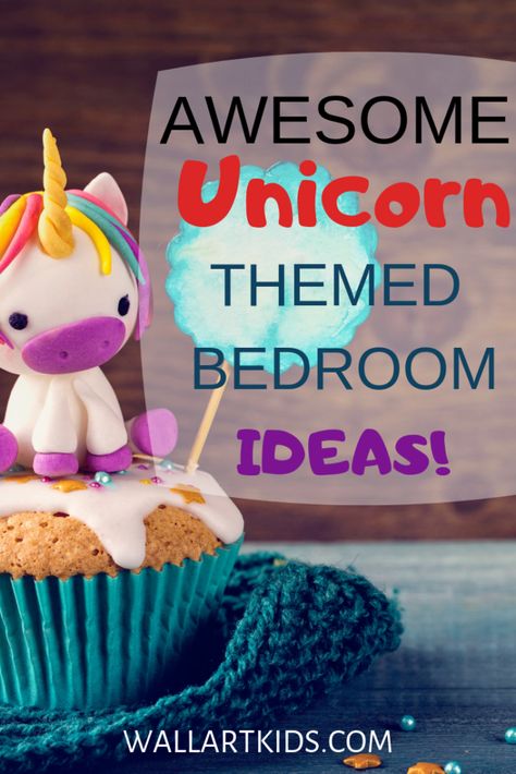 unicorn themed bedroom ideas Unicorn Themed Bedroom Decorating Ideas, Kids Unicorn Room, Unicorn Bedroom Ideas Kid Rooms, Rainbow Theme Room, Girls Unicorn Room, Unicorn Room Decor Ideas, Unicorn Bedroom Ideas, Unicorn Themed Room, Bedrom Ideas