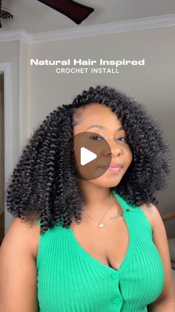 Trendy Tresses on Instagram: "Y’all heard it 😌😅  Crochet hair is evolving 👩🏾‍🦱  For this look our Free-spirited curls was used ☺️  #trendytresses #crochethair #blackgirlhairstyles #diyhair #crochethairstyles #permrodset #crochetbraids" Wand Curl Crochet Hairstyles, Protective Hairstyles Crochet, Curly Crochet Braids Hairstyles, Wavy Crochet Hairstyles, Braidless Crochet Hairstyles, Freetress Crochet Hair, Braidless Crochet, Crochet Hair Styles Freetress, Crochet Curls