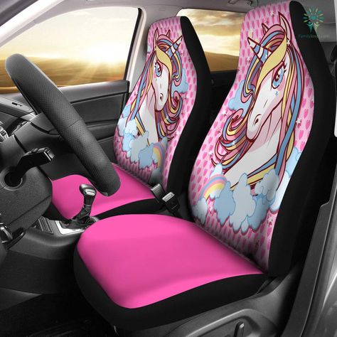 Unicorn Lovers Car Seat Covers Unicorn Car, Amazing Gift Ideas, Child Car Seat, Car Seat Cover Sets, Unicorn Lover, Pink Unicorn, Premium Cars, Car Seat Covers, Car Covers