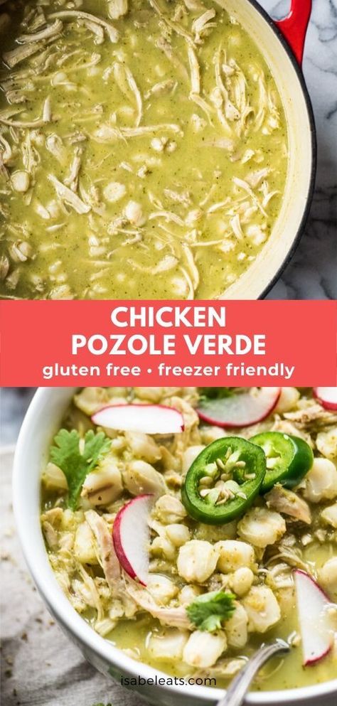 Easy Pozole Recipe, Chicken Pozole Verde, Posole Recipe Chicken, Chicken Pozole Recipe, Pozole Verde Recipe, Chicken Pozole, Posole Recipe, Pozole Verde, Pozole Recipe