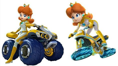 Since Nintendo doesn't give Daisy new artworks, fans do ! 👍😉😎 Credits the the original author ! #WeAreDaisy #princessdaisy #artworks #fanmade #nintendo #mariokart Princess Daisy Mario Kart, Daisy Mario Kart, Super Mario 1985, Daisy Mario, Mario Princesses, Super Mario Run, Mario Run, Pokemon Video Games, Peach Mario