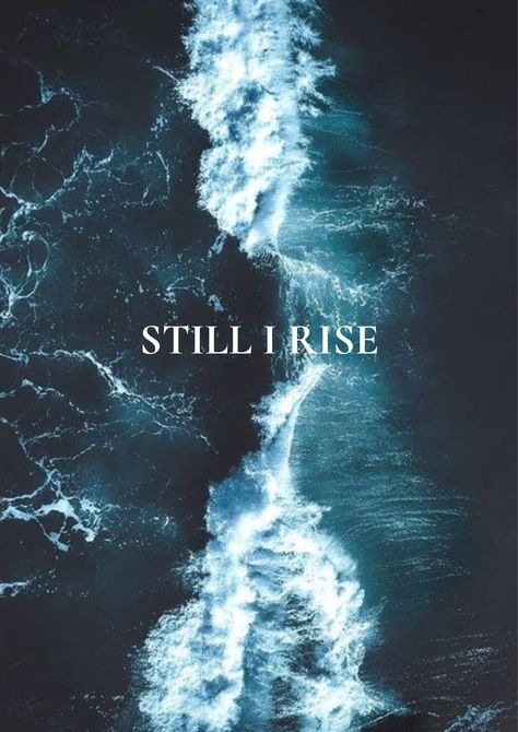 Still I Rise Wallpaper, Ocean Profile Picture, Rise Wallpaper, Teen Wallpaper, Ocean Eyes, Still I Rise, Ocean Quotes, Cute Black Wallpaper, Cute Wallpapers Quotes