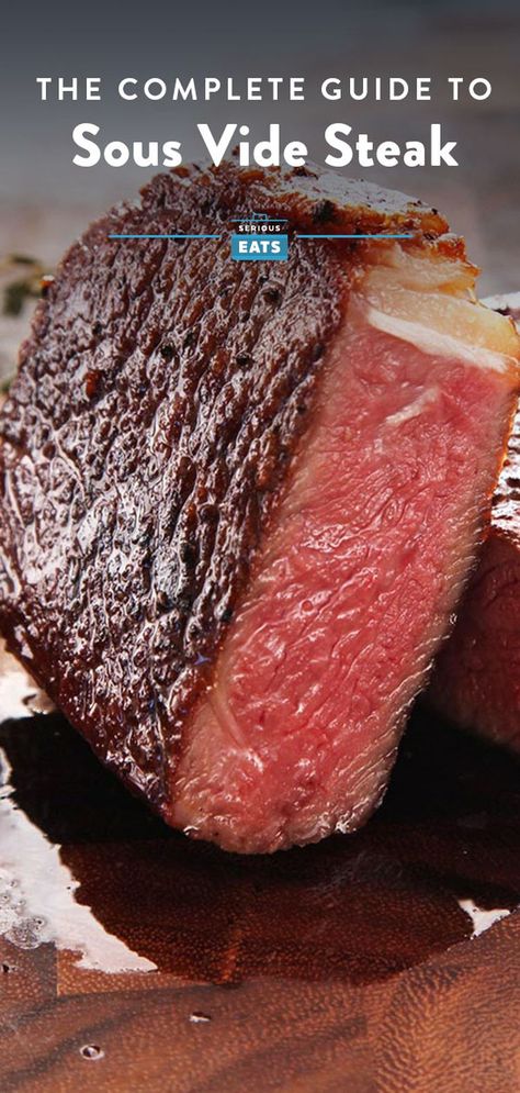 Steak Cooking Guide, Sous Vide Steak Recipe, Sous Vide Ribeye, Instant Pot Sous Vide, Rib Eye Recipes, Sous Vide Steak, Cooking The Perfect Steak, Pan Frying, Sous Vide Recipes