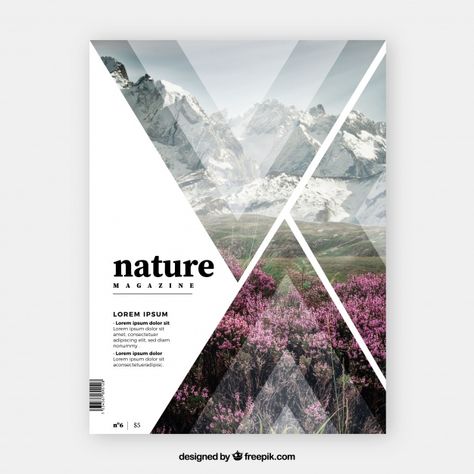 Nature magazine cover template. Download thousands of free vectors on Freepik, the finder with more than a million free graphic resources Design De Configuration, Nature Magazine, Mises En Page Design Graphique, What Is Fashion Designing, Magazine Cover Template, Magazine Ideas, Yoga Studio Decor, Desain Editorial, Magazine Layout Design