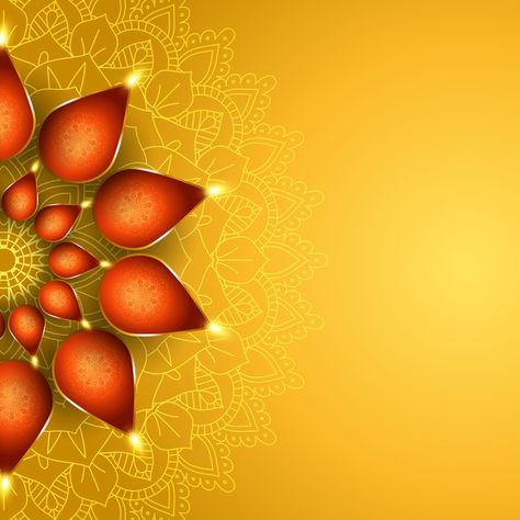 Elegant diwali background with oil lamps... | Free Vector #Freepik #freevector #background #pattern #diwali #light Diwali Card Background, Diwali Images Wallpapers, Happy Diwali Poster Background, Happy Diwali Backgrounds, Diwali Template Design, Diwali Poster Backgrounds, Diwali Template, Happy Diwali Background, Diwali Poster Design