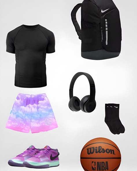 Link in bio🔗✅. Outfit ideas for basketball players🏀🩳 #outfit #foryou #basketball #outfitideas #graphicdesign Basketball Players Outfit, Hoops Outfits, Hooping Fits, Basketball Essentials, Basketball Fits, Outfit Basketball, Basketball Outfits, Basketball Outfit, Ball Outfits