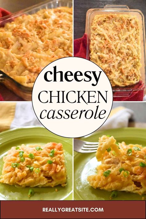 Chicken And Cheese Casserole Recipes, Cheese Chicken Casserole, Cheesy Chicken Bake, Quick Supper Meals, Cheesey Chicken, Best Chicken Dishes, Cheesy Chicken Casserole, Cheesy Chicken Pasta, Chicken Recipes Easy Quick