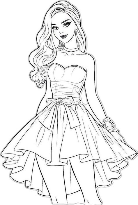 48 Barbie Coloring Pages For Kids And Adults - Our Mindful Life Coloring pages #coloringpages Coloring books #coloringbooks Coloring pages for kids #coloringpagesforkids Coloring pages for kids princess #coloringpagesforkidsprincess 4.419 Barbie Coloring Pages For Kids, Printable Barbie, Fashion Coloring Pages, Our Mindful Life, Free Coloring Pages For Kids, Fashion Coloring Book, Witch Coloring Pages, Barbie Drawing, Doll Drawing