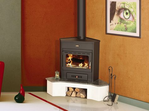 Wood Burning Stove Corner Model Log Burner Solid Fuel 12.1kw Prity AMB | eBay Corner Log Burner, Wood Burning Stove Corner, Corner Wood Stove, Wood Stove Hearth, Log Burner Living Room, Mini Stove, Wood Burning Oven, Stove Accessories, Into The Wood