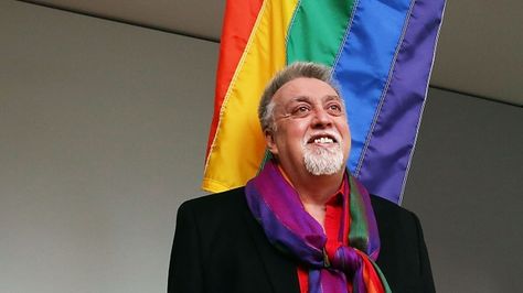 Rainbow flag creator Gilbert Baker is pictured in New York City in January 2016. The flag, designed in 1978, became a symbol for the gay community around the world. Baker died Friday. Mental Health Care, Power To The People, Rainbow Flag, Black Power, Powerful Women, Black Men, Berlin, Hip Hop, How To Become