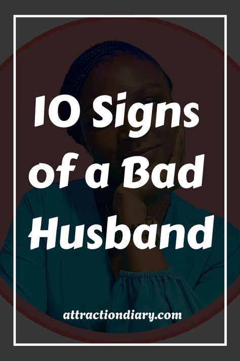 Discover the warning signs of a problematic husband in this article. Recognizing these red flags in your partner is crucial for a healthy and fulfilling marriage. Learn to identify behaviors that may indicate an unhealthy relationship dynamic and take steps towards addressing them effectively. Stay informed and proactive in nurturing a harmonious marriage for long-term happiness and well-being. Rules For Marriage, Resentment In Marriage, Unhealthy Marriage, Bad Husband, Relationship Dynamic, Narcissistic Husband, Bad Father, Angry Person, Loving Husband