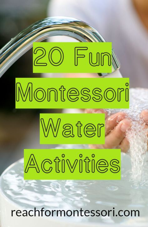 Young children enjoy activities that involve water. Fortunately, there are so many fun Montessori water activities to choose from. Water Learning Activities Preschool, Montessori Water Play, Simple Water Activities For Kids, Water Play Day Activities, Practical Life Water Activities, Toddler Water Play Ideas, Water Activity For Preschool, Water Themed Preschool Activities, Hot Day Activities Preschool