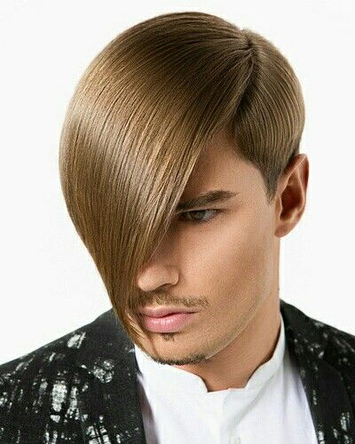 Haircut For Silky Hair Men, Gay Haircut Men, 2016 Haircut, Gay Haircut, Asymmetrical Haircuts, Hairstyles Undercut, Long Fringe Hairstyles, Slick Hair, Asymmetrical Haircut