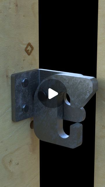 Simple idea on Instagram: "Automatic Gate Latch, Lock #gate #latch #lock #automatic" Gate Latch, Automatic Gate, Gate, House Interior