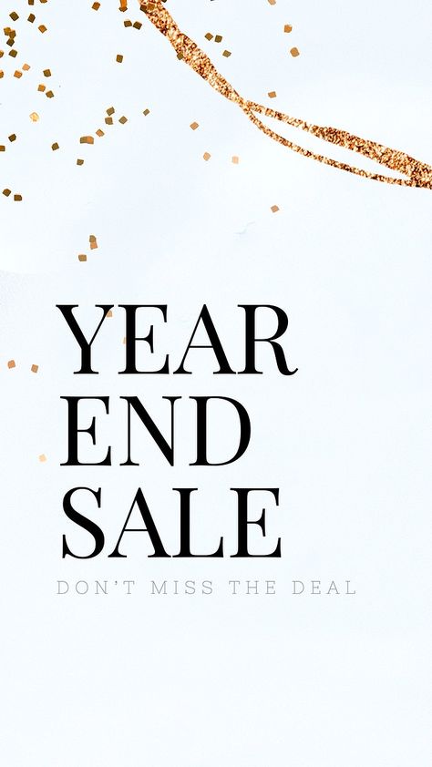 Year end sale template vector | free image by rawpixel.com / sasi Winter Sale Design, Christmas Sale Poster, Texture Designs, Year End Sale, Fashion Sale Banner, Story Backgrounds, Sale Template, Banner Designs, Story Ig