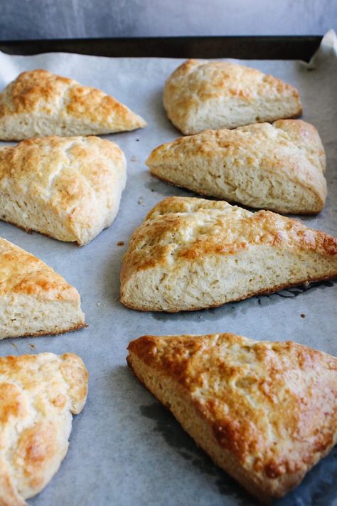 Honey Banana Bread, Honey Scones, Cinnamon Butter, Creamed Honey, Pastry Blender, Honey Butter, Honey And Cinnamon, Scone Recipe, Baked Eggs