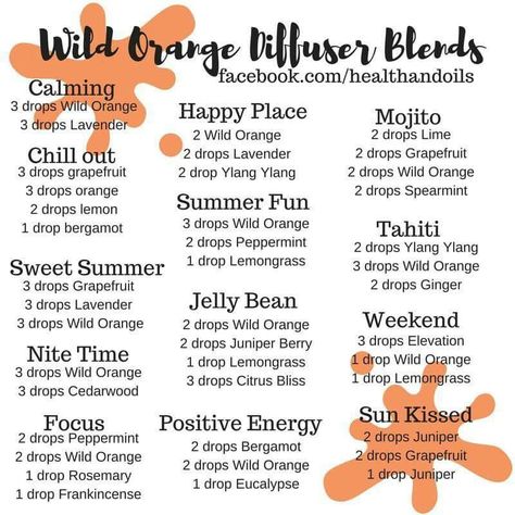 Wild Orange Diffuser Blends Orange Diffuser Blends, Doterra Diffuser Blends, Aromatherapy Recipes, Doterra Essential Oils Recipes, Essential Oil Diffuser Recipes, Oil Diffuser Recipes, Essential Oil Blends Recipes, Oil Roller, Diffuser Recipes