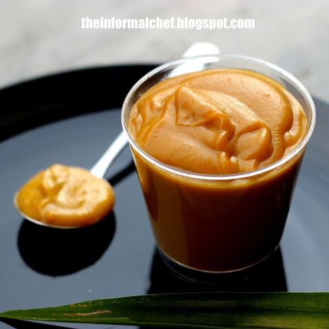 The Informal Chef: Pumpkin Kaya/Pumpkin Coconut Jam 金瓜加椰 Kaya Jam Recipe, Kaya Recipe, Malaysian Dessert, Coconut Jam, Pumpkin Jam, Pumpkin Coconut, Jam Recipe, Malaysian Food, Dessert Sauces