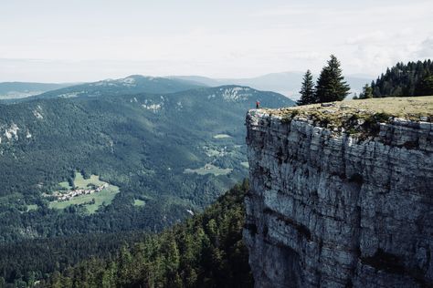 Woods Reference, Cliff Forest, Forest Cliff, Mountain Reflection, Switzerland Hiking, Background References, Wide Art, Adventure Nature, Hiking Destinations