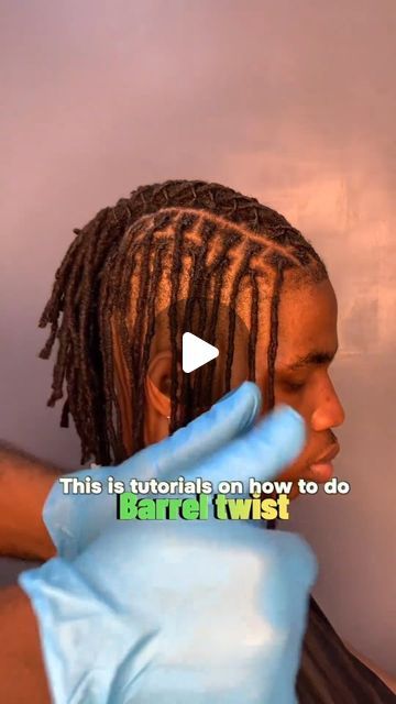 Barrel Twist Styles On Short Locs, Mens Dreadlock Styles Barrel Twist, Men Loc Hairstyles Dreads, Four Barrel Twist Dreads Men, 2 Strand Twist Starter Locs Journey, 2 Strand Twist On Short Locs, High Top Barrel Twists, Beginner Locs Men, Mohawk Locs Men