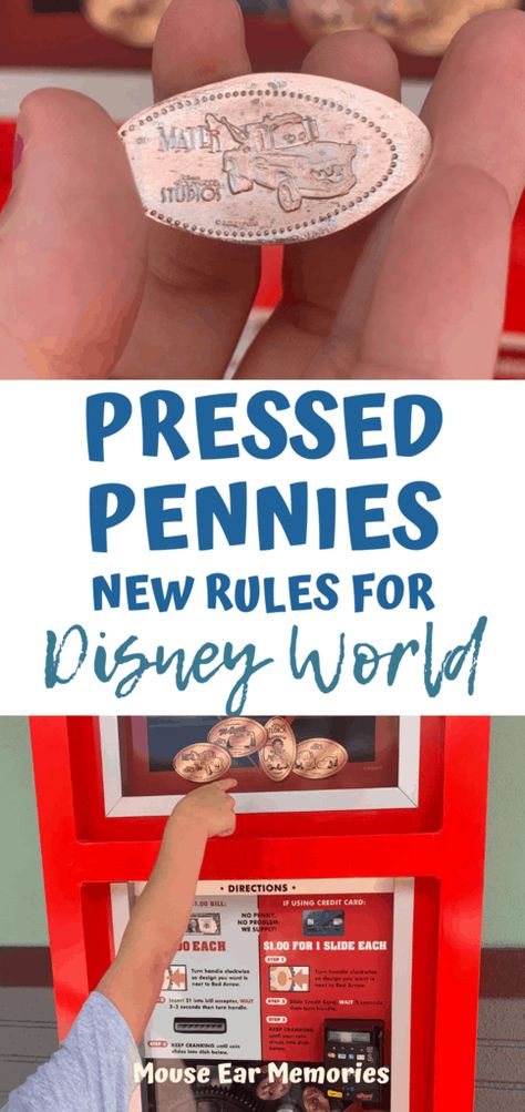 Disney Coins Pressed Pennies, Disney Penny Press Ideas, Diy Disney Souvenirs, Disney World Trip Planning, Disney World Photos, Disneyland 2024, Disney Hacks, Disney World Souvenirs, Disney World Merchandise