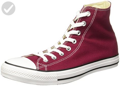 Converse Womens Ctas Hi High Top Trainers Red Size 41 - Mens world (*Amazon Partner-Link) Sneakers Mode, Converse Sneakers, Converse Chuck Taylor All Star, Us Man, Womens Converse, Canvas Sneakers, Converse All Star, Chuck Taylor All Star, Chuck Taylor Sneakers