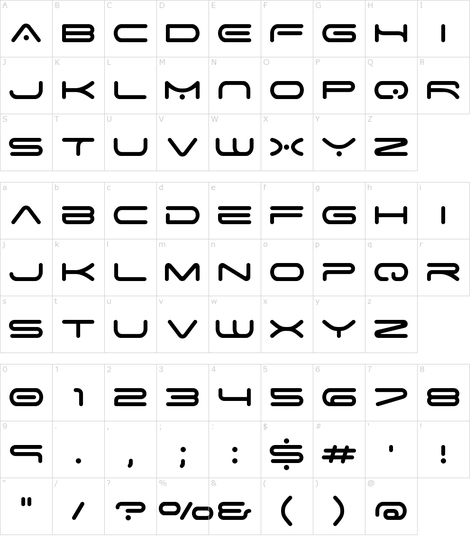 Characters: Space Age Font Futuristic Numbers Font, Sci Fi Font Alphabet, Space Fonts Alphabet, Scifi Font, Logo Font Ideas, Space Lettering, Sign Lettering Fonts, Space Letters, Sci Fi Fonts