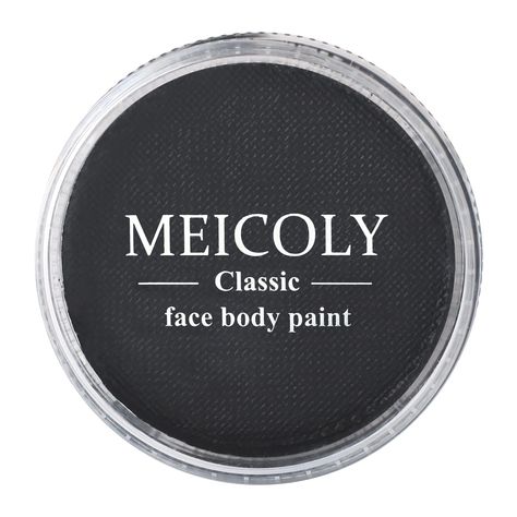 PRICES MAY VARY. ✔PROFESSIONAL WATER ACTIVATED FACE BODY PAINT:Classic Black and White face paint,When it dry, it is no fading or cracking,high pigment and good coverage.Net Weight:30g/1.05Oz/cake ✔HOW TO USE:Method 1: Apply a amount of water ( not too much ) into the color cake,stir the color cake with brush or sponge, then start to use it on the area you want. Method 2:Wetting the brush or sponge to mix the paint directly in the pan makes it easy to control the opacity ✔AS WATER BASED EYELINER Face Paint For Adults, Clown Makeup Halloween, Black Face Paint, Color Cake, White Face Paint, Cake Kids, Soft Makeup Looks, Black And White Face, Skin Patches