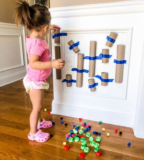 Little ones going nuts because they can't go out? Help them burn off some steam with these Fun Activities for Energetic Toddlers Stuck at Home all day! Montessori Toddler, Finger Painting For Toddlers, Infant Sensory, Diy Montessori Toys, Montessori Diy, Sensory Activities Toddlers, Baby Learning Activities, Toddler Sensory, Diy Toddler