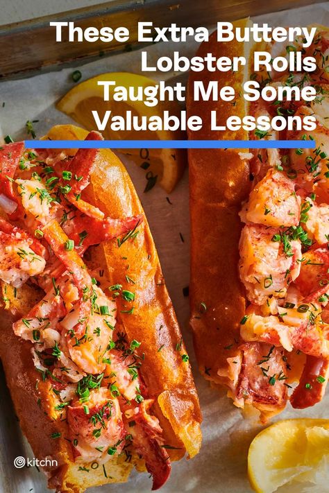 Connecticut Style Lobster Roll, How To Make Lobster Rolls, Hot Lobster Roll Recipe, Connecticut Lobster Roll Recipe, Warm Lobster Roll Recipe, Lobster Rolls With Butter, Lobster Meat Recipes Simple, Recipes With Lobster Meat, Lobster Roll Recipe Best