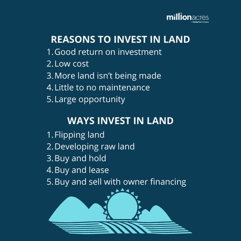 Land Real Estate, Land Investing, Land Investment, Real Estate Marketing Quotes, Real Estate Investing Rental Property, Land Owner, Buying Land, Investing In Land, Canada Real Estate