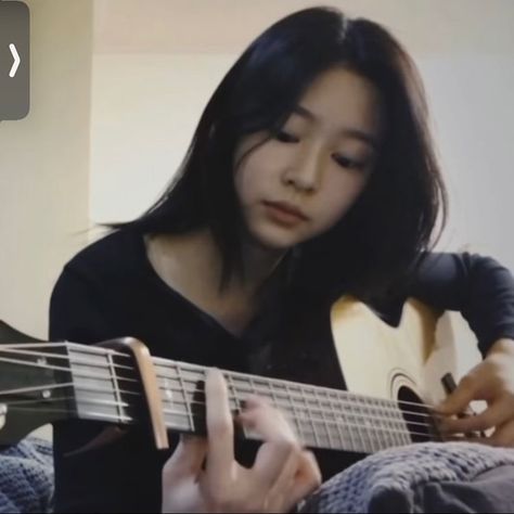 Asian Girl Pfp, Girl Pfp, A Woman, Guitar, Instagram Post, On Instagram, Instagram