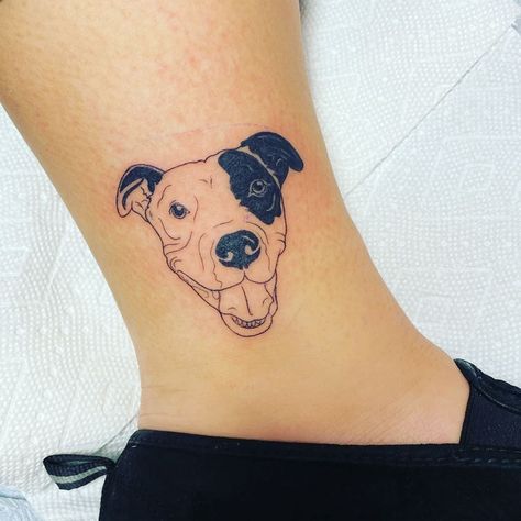 Fine line Pitbull Memorial Pitbull Memorial Tattoo, Cooper Tattoo, Pitbull Tattoo, Memorial Tattoo, Bee Tattoo, Dog Tattoo, Dog Tattoos, Tattoo Inspo, Fine Line