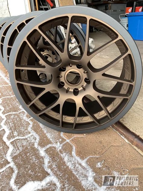 Prismatic Powders Powder Coating: Wheels,Automotive,Evo Grey PMB-5969,Bronze Chrome PMB-4124,Matte Finish,Two Tone,Casper Clear PPS-4005 Jetta A4 Tuning, Powder Coating Wheels, Jetta A4, Bronze Wheels, Toyota Supra Mk4, Car Shoe, Car Wheels Rims, Rims And Tires, Rims For Cars