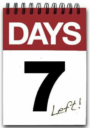 7 More Days Countdown, 7 Day Countdown, 7 Days Left For Birthday, 7 Days To Go, One Week To Go Countdown, 7 Days Left Countdown Birthday, 7 Days To Go Countdown Birthday, 7 Days To Go Countdown, 7 Days To Go Countdown Wedding