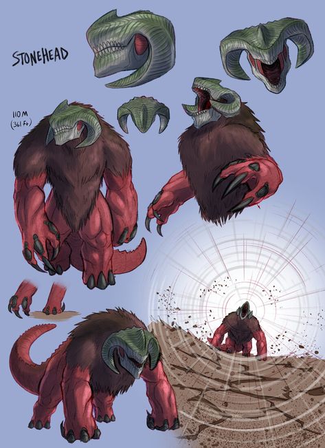 Kaiju Design, Monster Artwork, Beast Creature, Creature Artwork, Cool Monsters, Kaiju Art, Fantasy Beasts, Alien Concept Art, Monster Concept Art