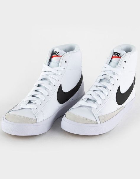 NIKE Blazer Mid '77 Kids Shoes | Tillys Nike Blazers Kids, Kids Nike Blazers, Mike Blazers, Nike Shoes Blazers, Nike Shoes For Kids, Back To School Sneakers, Cute Shoes For School, Nike Shoes Kids, Kids Nike Shoes