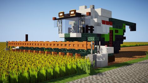 Minecraft Forklift, Minecraft Cars, Minecraft Vehicles, Minecraft Car, Minecraft Idea, Minecraft Steampunk, Minecraft Farm, Minecraft Modern, Minecraft Medieval