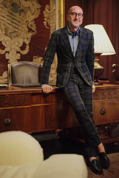 Guests including #GianlucaLongo experience the timelessness, elegance, and luxury of Palazzo Ralph Lauren during #MilanDesignWeek.  #RLMilan #RalphLaurenHome Milan Design, Plaid Suit, Milan Design Week, Design Week, Ralph Lauren Home, Men's Fashion, Milan, Ralph Lauren, Plaid