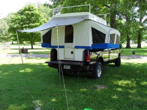 Lightweight Popup Camper - Pirate4x4.Com : 4x4 and Off-Road Forum Rooftop Tent Camping, Pickup Camping, Tent Trailers, Truck Camper Shells, Folding Campers, Pop Up Truck Campers, Truck Bed Tent, Teardrop Camping, Jeep Trailer