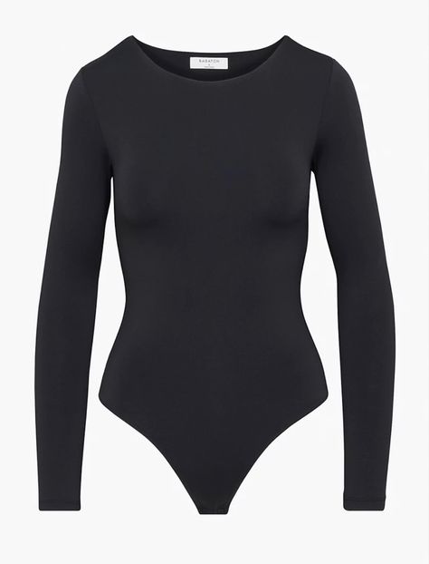 Aritzia Long Sleeve, Long Torso, Black Bodysuit, Body Suit, Long Sleeve Bodysuit, Second Skin, Her Style, Knitwear, Cute Outfits