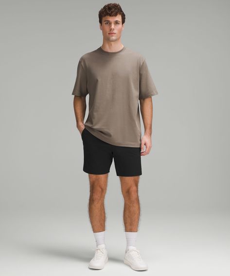 Teenage Fashion Boys, Slim Fit Men Outfits, Mens Casual Outfits Shorts, Mens Miami Fashion, Men's Casual Outfits Shorts, Men Outfits Athletic, T Shirt Shorts Outfit Men, Short Mens Fashion Casual, Hipster Guy Outfits