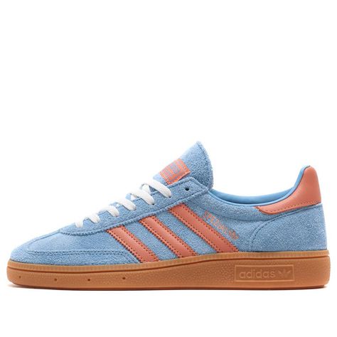 (WMNS) Adidas Originals Handball Spezial Shoes 'Light Blue Wonder Clay' IF6564 Handball, Light Blue Adidas, Spezial Shoes, Adidas Handball Spezial, Adidas Handball, Handball Spezial, Adidas Spezial, Fall Winter Dresses, Fall Dress