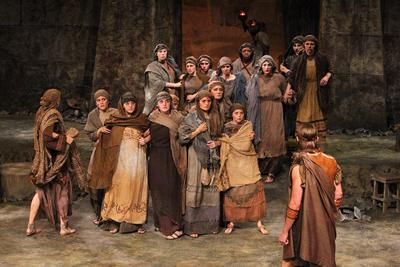 Chorus, The Trojan Women, by Euripides, Oklahoma University, Weitzenhoffer Theatre, 2016 Sick Love, Trojan Women, Greek Chorus, Oklahoma University, Greek Tragedy, University Of Oklahoma, Scenic Design, Sound Design, Ancient Greece