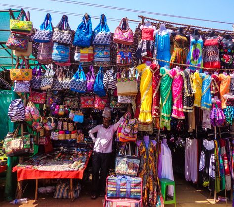 Shopping in Goa: 3 Amazing Markets in Goa you would be Crazy to Miss - Global Gallivanting Travel Blog Goa Shopping, Goa Itinerary, India Packing List, Anjuna Beach, Thailand Shopping, Thailand Tourist, Thailand Destinations, Weather In India, Goa Travel